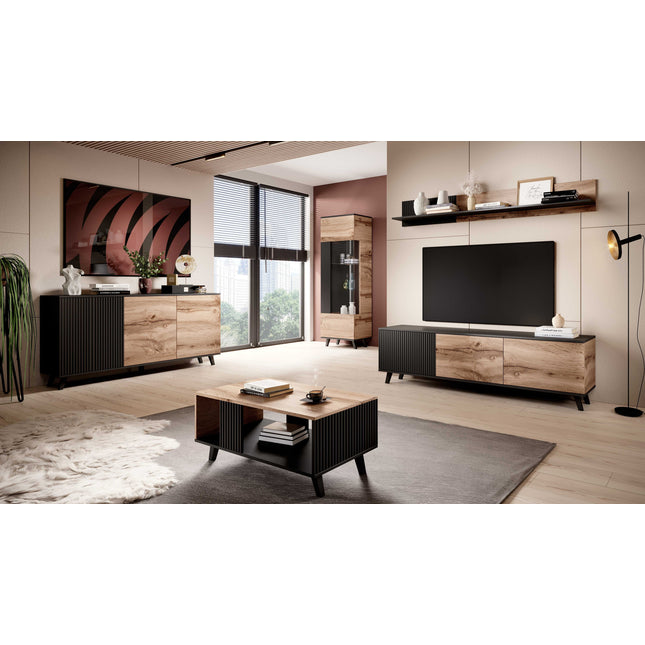 Rafael sohvapöytä - musta/tammi