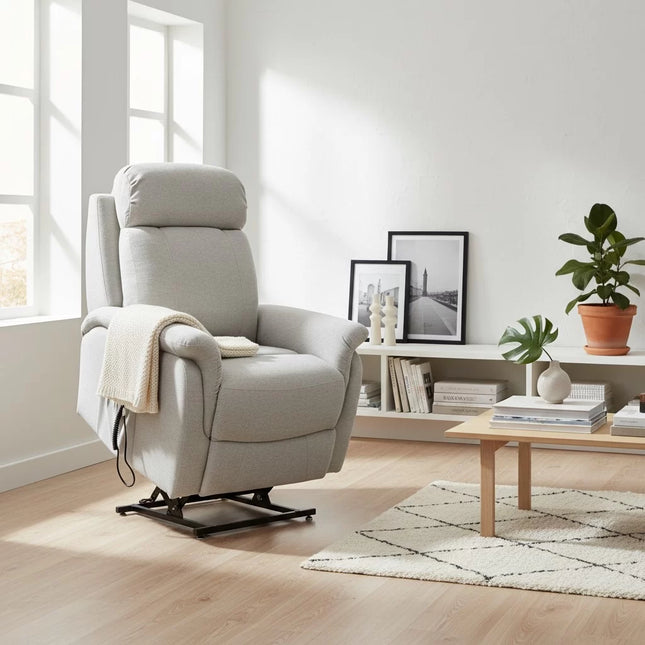Rubin nostoavusteinen recliner-tuoli beige