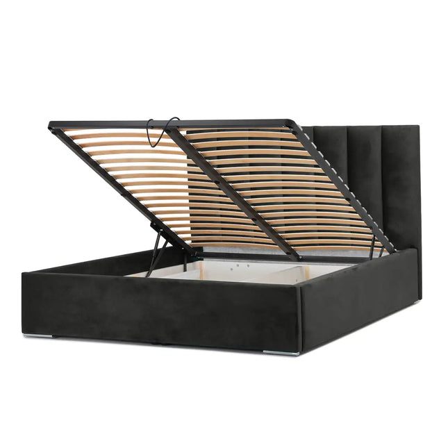  Luna sänky säilytystilalla 140-160-180x200 cm Sänky ec8633-2.myshopify.com makuuhuone, sängynrungot, sängyt