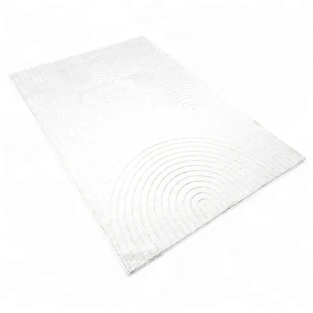  Seine kohokuvioitu matto valkoinen Matto ec8633-2.myshopify.com kohokuvioidut matot, kohokuvioitu, Matot, Nukkapintaiset matot