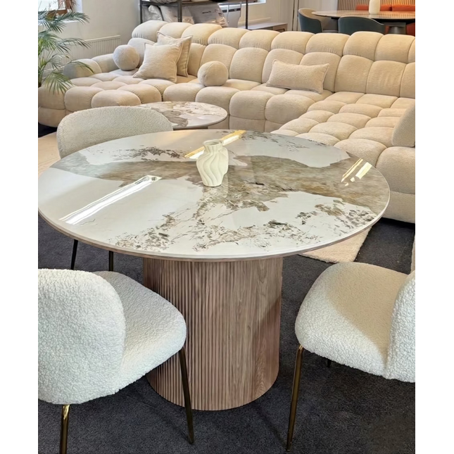 Sevilla round dining table ø120x76 cm