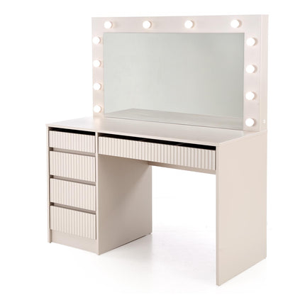 Stella Meikkipöytä Valoilla beige 120 cm