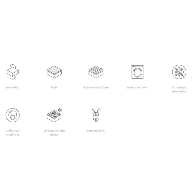  Tencel Latex petauspatja talvi ja kesäpuoli sijauspatja ec8633-2.myshopify.com makuuhuone, petauspatjat