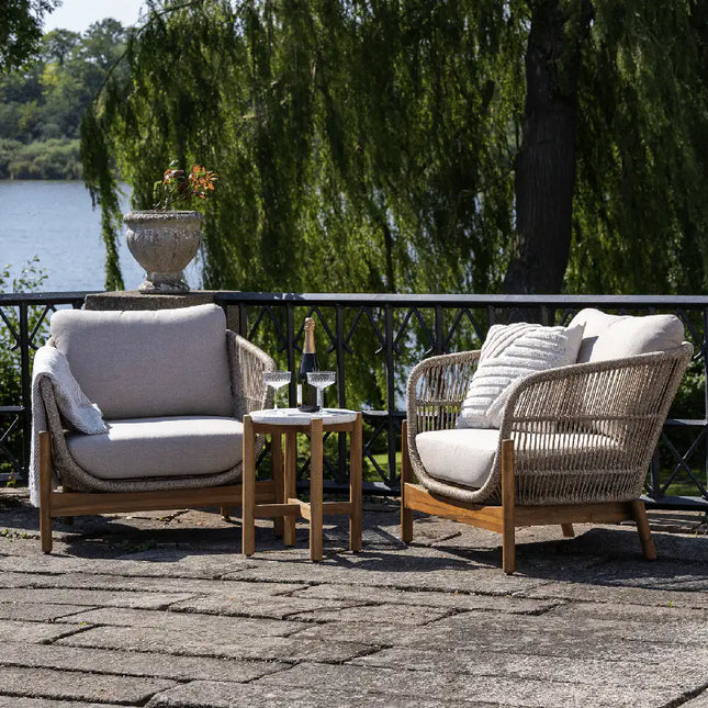  Terracina Tuolit ja Pöytä ulkokalustesetti ec8633-2.myshopify.com Puutarhakalusteet, Pöytäryhmät, Ulkokaluste setit