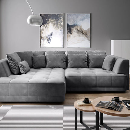 Tiga kulmasohva - vuoteella