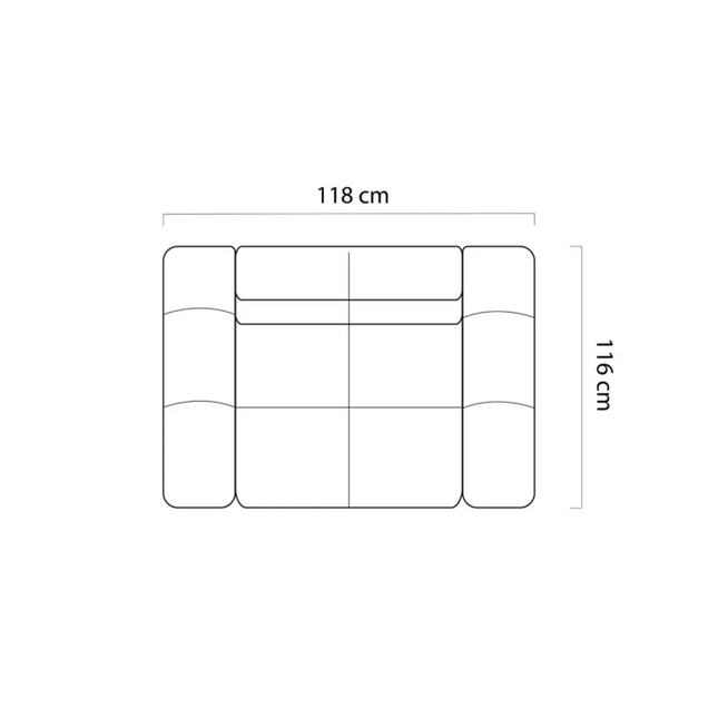 Tollo 3+2+1 -sohvakalusto