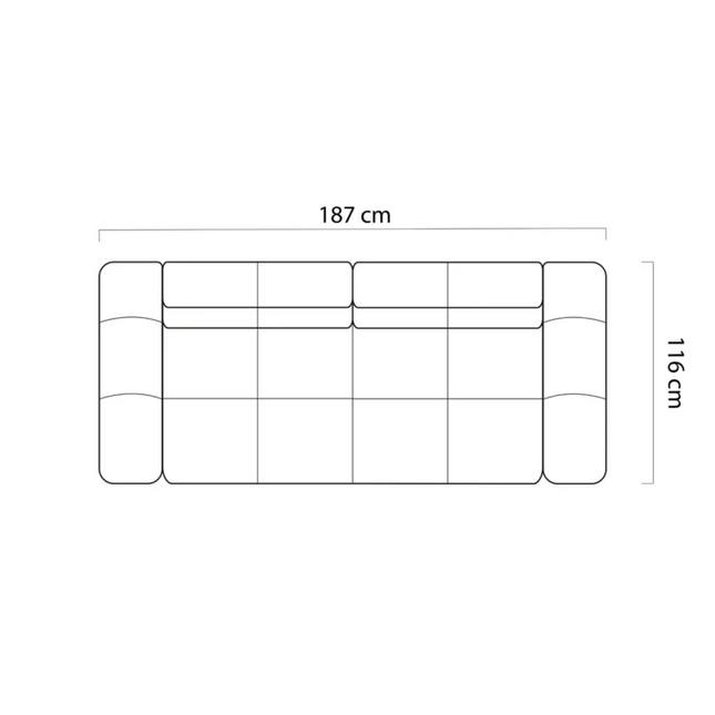 Tollo 3+2+1 -sohvakalusto