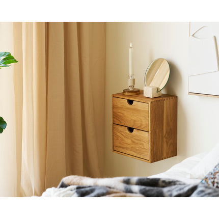 Townsville seinähylly 30x30 cm – õlitatud tamm