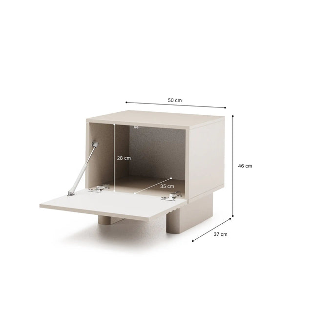  Toyo Yöpöytä - Cashmere yöpöytä ec8633-2.myshopify.com makuuhuone, säilytys, Varastotuotteet, Yöpöydät