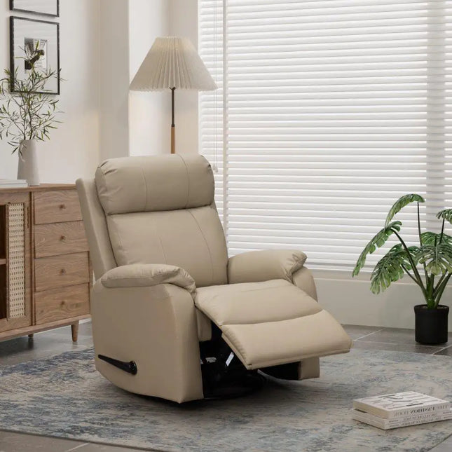 Vegas Pyörivä Recliner Lepotuoli Taupe recliner tuoli ec8633-2.myshopify.com nojatuolit, olohuone