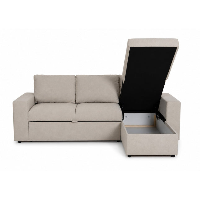 Aava vuodedivaaani Beige - pussijousitettu - KalusteDuo_Huonekaluliike_vuodedivaani