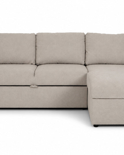 Aava vuodedivaaani Beige - pussijousitettu - KalusteDuo_Huonekaluliike_vuodedivaani