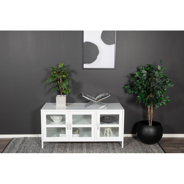 Acero TV-taso 120 cm - valkoinen - #KalusteDuo_#Huonekaluliike_Säilytyskaluste