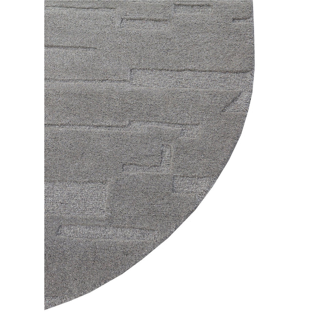 Adria soikea villamatto 200x290 cm – kohokuvioitu geometrinen design - #KalusteDuo_#Huonekaluliike_Matto