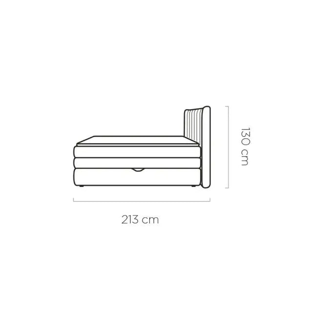 Amber Jenkkisänky säilytystilalla - KalusteDuo_Huonekaluliike_Jenkkisänky