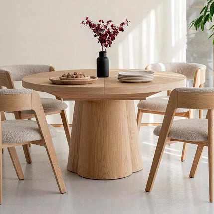 Ardea jatkettava ruokapöytä - tammiviilu - KalusteDuo_Huonekaluliike_Ruokapöytä