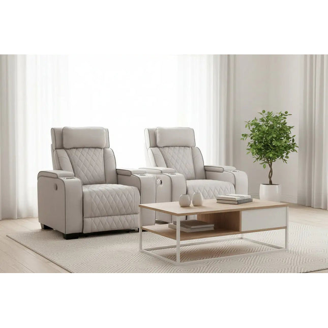 Aureo Cinema ‑recliner‑nojatuoli – kotiteatterituoli aidolla nahalla - KalusteDuo_Huonekaluliike_recliner tuoli