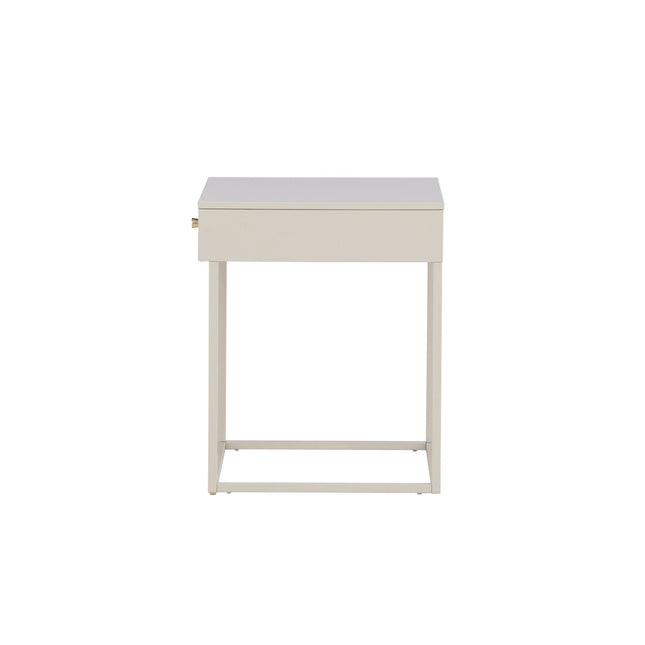 Bakal - yöpöytä - beige - KalusteDuo_Huonekaluliike_Säilytyskaluste