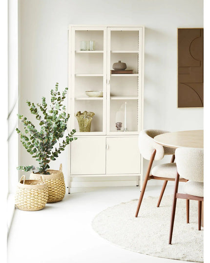 Bela matto, käsin kudottu, beige, ø240 cm - KalusteDuo_Huonekaluliike_matot