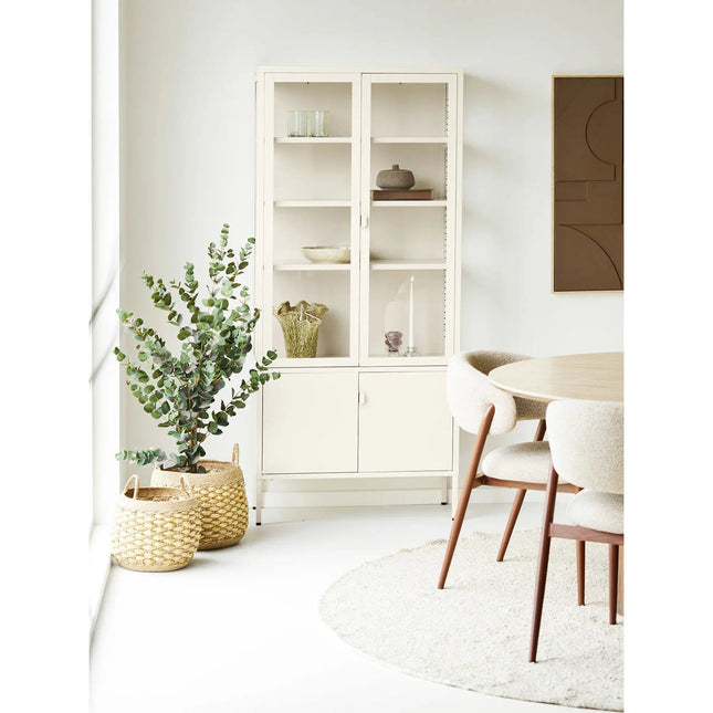 Bela matto, käsin kudottu, beige, ø240 cm - KalusteDuo_Huonekaluliike_matot