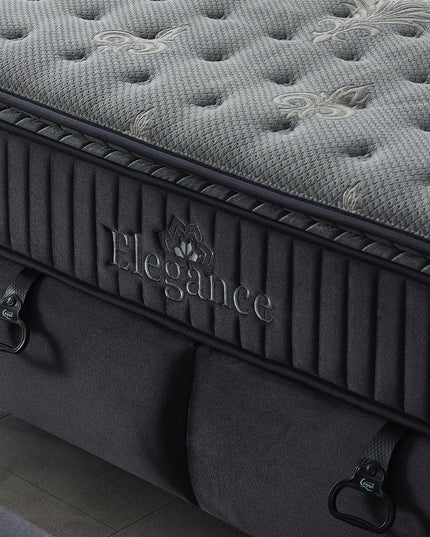 Bella jenkkisänky LED‑sängynpäädyllä – Elegance‑patja 7-vyöhykkeinen - #KalusteDuo_#Huonekaluliike_Jenkkisänky