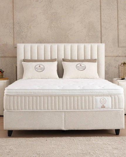 Bellezza jenkkisänky 140×200 cm - vaalea beige - KalusteDuo_Huonekaluliike_Jenkkisänky