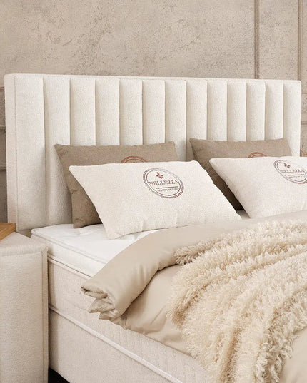 Bellezza jenkkisänky 140×200 cm - vaalea beige - KalusteDuo_Huonekaluliike_Jenkkisänky