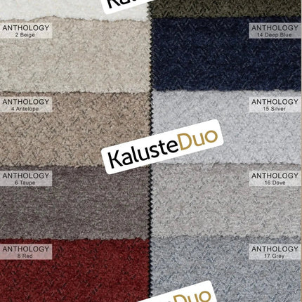 Besso XL 3 istuttava - kaareva sohva teddy kankaalla - KalusteDuo_Huonekaluliike_Sohva