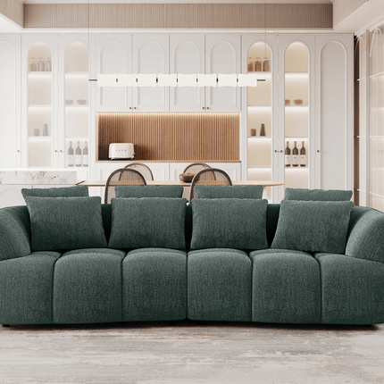 Besso XL 3 istuttava - kaareva sohva - KalusteDuoHuonekaluliikeSohva