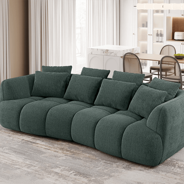 Besso XL 3 istuttava - kaareva sohva - KalusteDuoHuonekaluliikeSohva