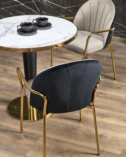 Bistro — pyöreä ruokapöytä + 2 tuolia, Ø 59 cm - #KalusteDuo_#Huonekaluliike_Ruokailuryhmä