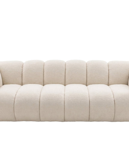 Bobo 3-istuttava sohva - beige bouclé - #KalusteDuo_#Huonekaluliike_Sohva