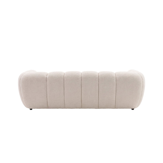 Bobo 3-istuttava sohva - beige bouclé - #KalusteDuo_#Huonekaluliike_Sohva