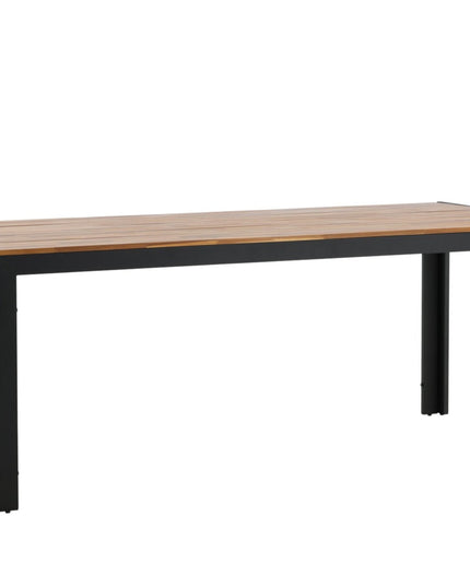 Bois ruokapöytä 205*90cm - mustat jalat / akaasia - KalusteDuo_Huonekaluliike_Ruokapöytä ulkokäyttöön