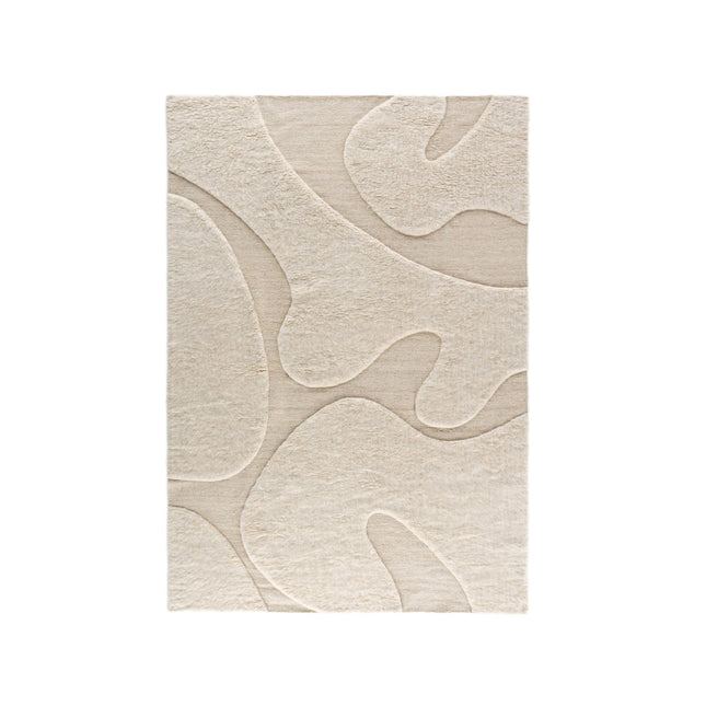 Boone villa & puuvilla - 230*160 - suorakaide-beige - KalusteDuo_Huonekaluliike_Matto