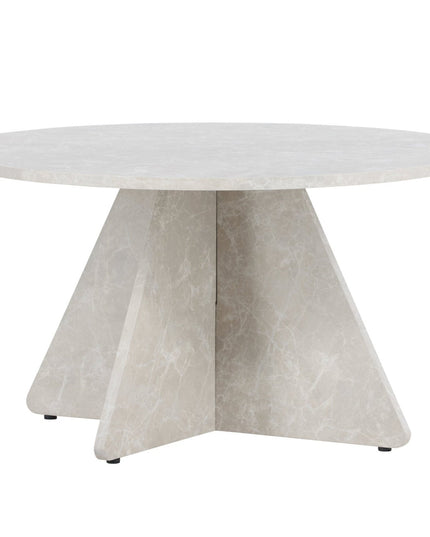 Bootcut sohvapöytä 45x80x80 cm - beige marmorinvärinen - #KalusteDuo_#Huonekaluliike_Pöytä
