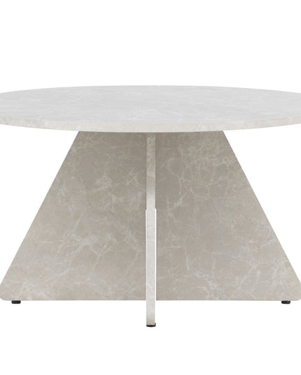 Bootcut sohvapöytä 45x80x80 cm - beige marmorinvärinen - #KalusteDuo_#Huonekaluliike_Pöytä
