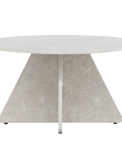 Bootcut sohvapöytä 45x80x80 cm - beige marmorinvärinen - #KalusteDuo_#Huonekaluliike_Pöytä