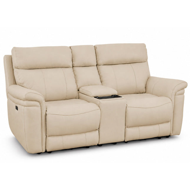 Braxon 2‑istuttava mekanismisohva – beige aito nahka - #KalusteDuo_#Huonekaluliike_2-istuttava sohva