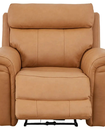 Braxon recliner‑tuoli – aito ruskea nahka - KalusteDuo_Huonekaluliike_recliner tuoli
