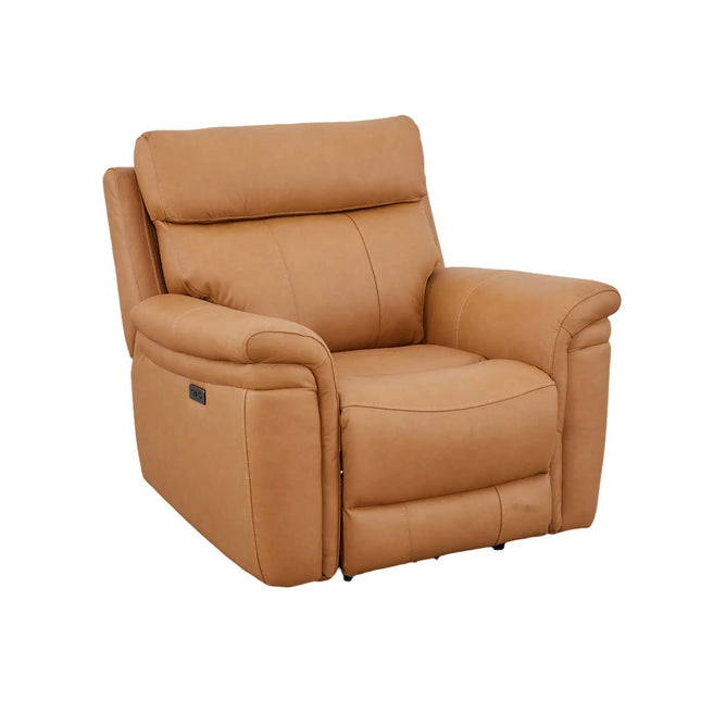 Braxon recliner‑tuoli – aito ruskea nahka - KalusteDuo_Huonekaluliike_recliner tuoli