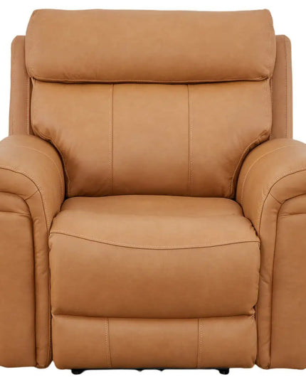 Braxon recliner‑tuoli – aito ruskea nahka - KalusteDuo_Huonekaluliike_recliner tuoli
