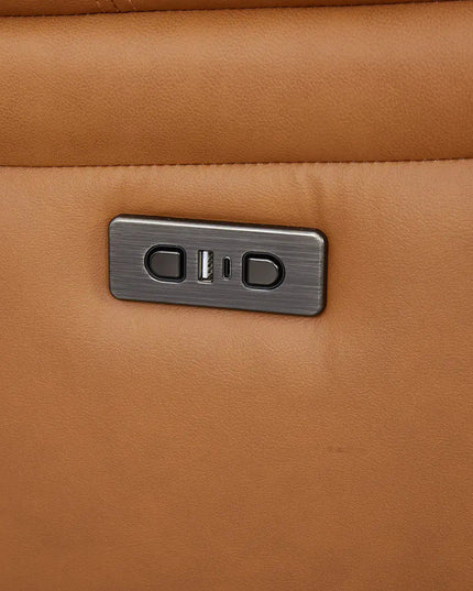 Braxon recliner‑tuoli – aito ruskea nahka - KalusteDuo_Huonekaluliike_recliner tuoli