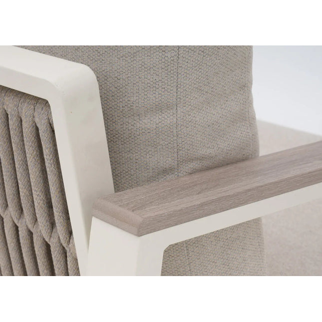 Breeze‑kulmasohva + pöytä - KalusteDuoHuonekaluliikesohvaryhmä ulkokäyttöön