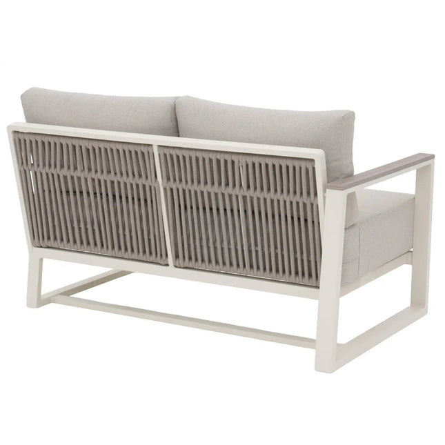 Breeze‑kulmasohva + pöytä - KalusteDuoHuonekaluliikesohvaryhmä ulkokäyttöön