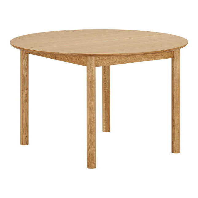 Bundaberg jatkettava ruokapöytä - tammi Ø120x120-170-220 cm - KalusteDuo_Huonekaluliike_Ruokapöytä