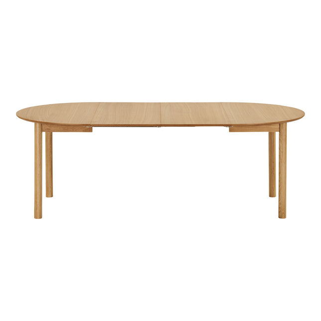 Bundaberg jatkettava ruokapöytä - tammi Ø120x120-170-220 cm - KalusteDuo_Huonekaluliike_Ruokapöytä