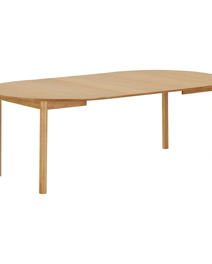 Bundaberg jatkettava ruokapöytä - tammi Ø120x120-170-220 cm - KalusteDuo_Huonekaluliike_Ruokapöytä