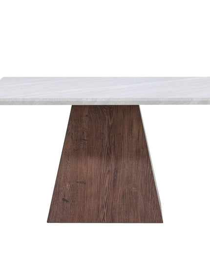 Cael sohvapöytä 80x80x45 cm - MDF 3D-paperi mocca / kivenvärinen - #KalusteDuo_#Huonekaluliike_Pöytä