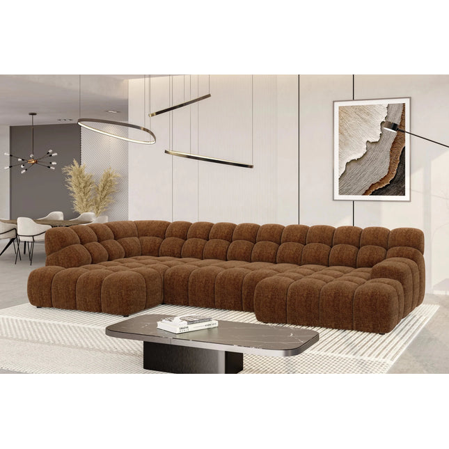 Campile XL U‑kulmasohva - sähkösäätöinen istuin, 385 cm - #KalusteDuo_#Huonekaluliike_Kulmasohva